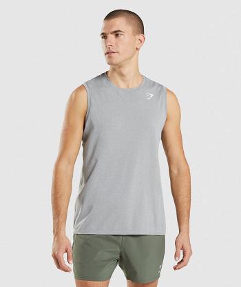 Podkoszulki Męskie Gymshark Arrival Seamless Szare | PL 4014BEX